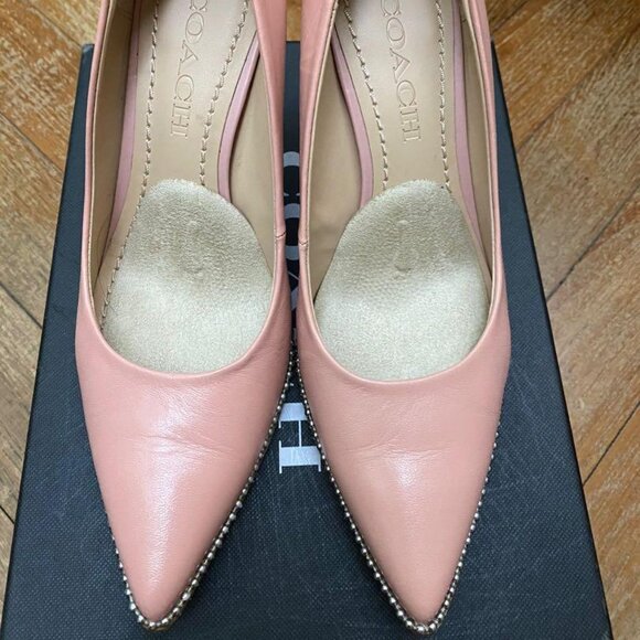 Coach Parker BC 85 Pumps in Petal Pink - Picture 2 of 5